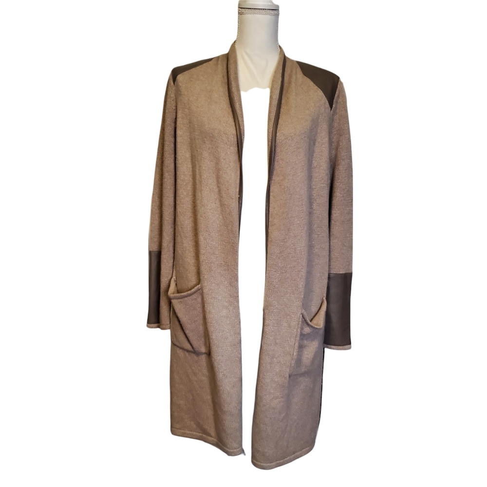 Sigrid Olsen Signature Open Front Cardigan Duster… - image 2